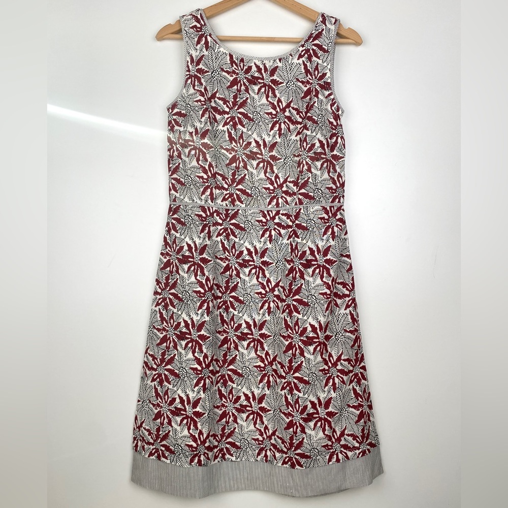 Fabindia Floral Printed Linen Dress